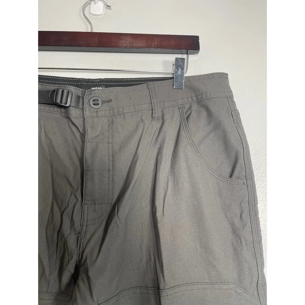 PRANA Stretch‎ Zion Pant II 35x30 Dark Iron Gray Relaxed Straight Leg Gorpcore